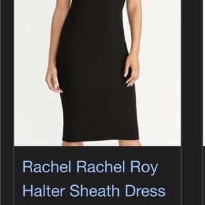 RACHEL Rachel Roy Classic Black Midi Dress